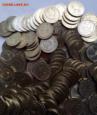50 копеек СССР 1991г. "Л". 20 штук. Мешковые. До 2.05.15г. - 3