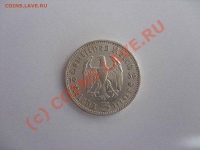 5 марок Германия. Гинденбург. 1936 А. - Изменение размера SDC10004.JPG