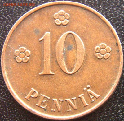Финляндия_10 пенни 1921; до 01.05_22.04мск - 8843