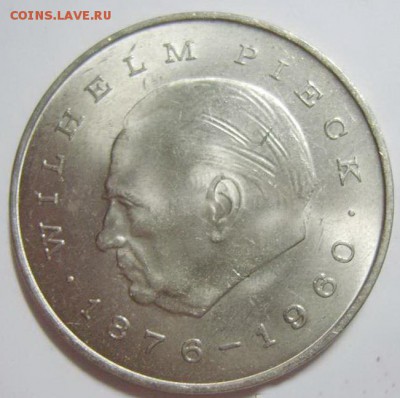 20 марок ГДР. В. Пик. 1972г. UNC до 02.05.15г - 50102_2