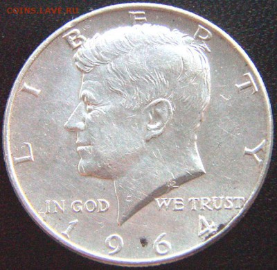 США_полдоллара 1964 "Президент Кеннеди"; до 01.05_22.10мск - 9807