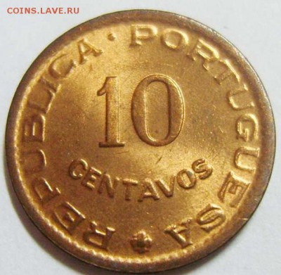 10 сентавос Португальский Мозамбик 1960 UNC до 02.05.15г - 60803_1