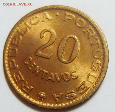 20 сентавос Португальский Мозамбик 1961 UNC до 02.05.15г - 60805_1