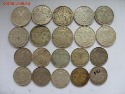 СКУПКА МОНЕТ РОССИИ И СССР - 2 и 5 марок 10 штук - 1.JPG