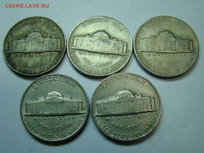 США 5 центов 1943-95 10 штук 22.10 мск 06.05.2015 - DSC09058.JPG