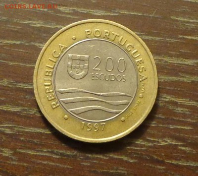 ПОРТУГАЛИЯ -  ДЕЛЬФИНЫ Экспо-98 БИМ до 8.05, 22.00 - Португалия 200 эскудо БИМ волны дельфины