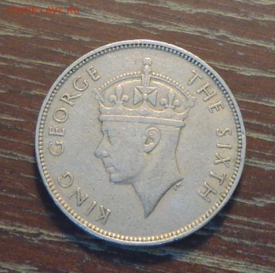 БРИТ. МАВРИКИЙ - 1 рупия 1950 до 8.05, 22.00 - маврикий 1 рупия 1950 король Георг 6