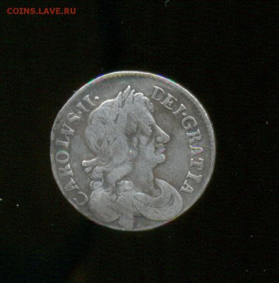 Ag. Британия 4 пенса 1680. Чарльз II.  до 5.05 22:00 - 6