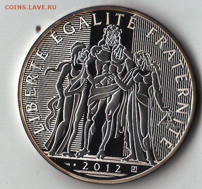 Франция 100 евро 2012 Геркулес До 08.05.2015 - 39.4