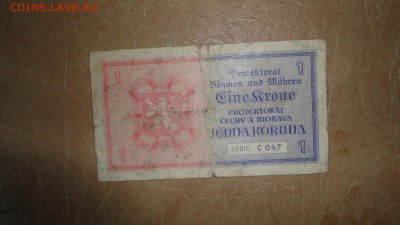 1 крона протекторат Чехии и Моравии - DSC04833.JPG