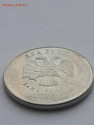 1 рубль 2008 СПМД поворот около 90 градусов. 06.05.2015 - 2 рубля непрочекан аверса  (3)
