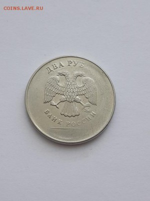 1 рубль 2008 СПМД поворот около 90 градусов. 06.05.2015 - 2 рубля непрочекан аверса  (1)
