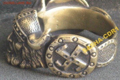 Копия - кольцо танковой бригады СС Викинг (бронза) - 5225275527_3