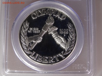 США Олимпиада-88 $1 1988 PCGS PF69DCAM до 07.05 22:00 МСК - DSC06603.JPG