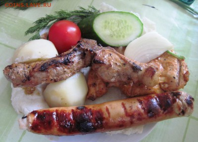 Кто что готовит? Фото-отчёты. - Ребра, курица, колбаски