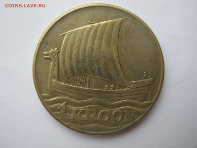 ЭСТОНИЯ 1 крона 1934. ДРАКАР. До 10.05. - 001.JPG