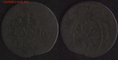 Гессе-Дармштадт 1 пфенниг 1804 до 22:00мск 10.05.15 - Гессе-Дармштадт 1 пфенниг 1804