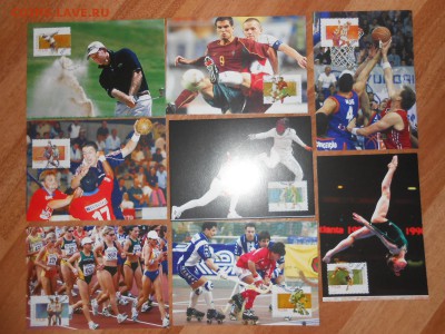 ПОРТУГАЛИЯ, Спорт, марки+открытки+спецгашение, серия - DSCN7167.JPG