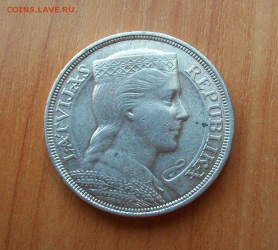 Латвия 5 лат 1931 Серебро - 100_2324.JPG