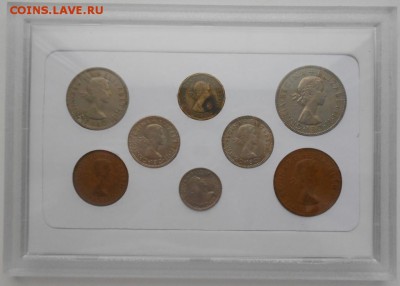 набор 8 монет Великобритании 1964 в коробке - 1964 2