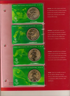 Набор Австралии Олимпиада Сидней 2000 5$ UNC 28 шт в альбоме - $_757.JPG