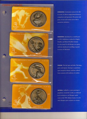 Набор Австралии Олимпиада Сидней 2000 5$ UNC 28 шт в альбоме - $_457.JPG