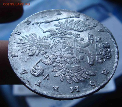 Рубль 1737г.оценка. - 12