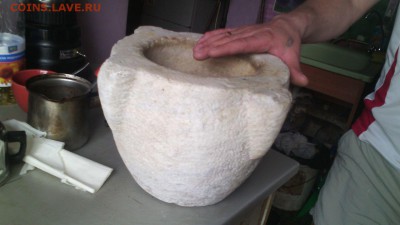Большая каменная ступка или горшок - IMG-20150501-WA0002