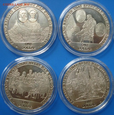 Набор монет (8 шт.), 2007 год, Острова Кука Адм. Нельсон - Жизнь Горацио Нельсона. Набор монет (8 шт.), 2007 год, Острова Кука (5).JPG