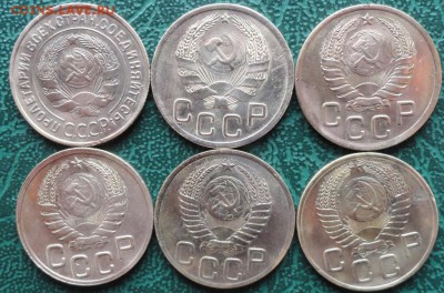 3 Копейки 1935,36,39,40,49,54 г. окон. 11.05.2015 г. 22-00 М - 2