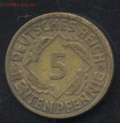 Германия 5 пфеннигов  1942 г. J  12.05.15 г. 22-00 МСК. - Германия