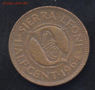 2 цента 1964 г.  12.05.15 г. 22-00 МСК. - Сьера Леоне1