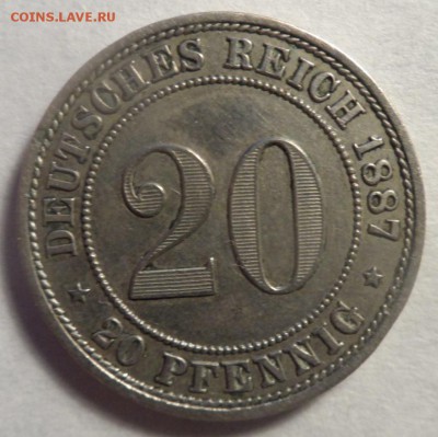 20 пфеннигов 1887 АА до 11.05.15 - SAM_1452.JPG