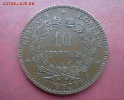 ФРАНЦИЯ 10 сантимов 1888г. Оценка. - DSC01015.JPG