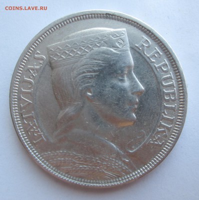 5 ЛАТ 1932 Ag.Оценка - 1 042