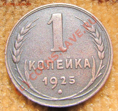 1 коп. 1925г.  Предпродажная оценка. - 05.-04.-2009.-RAW-006