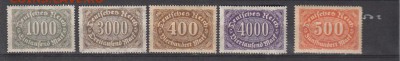 марки Германия чистые 20-е годы - 21