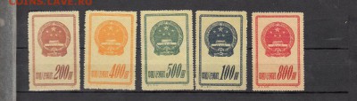 марки Китай 1951г чистые - 28
