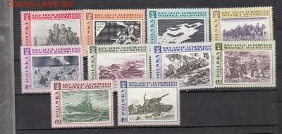 марки Польша 1968г 25 лет войску Польскому чистые - 35