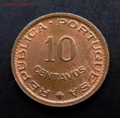 4 - Португ. Мозамбик 10 сентаво (1960) №1 Р