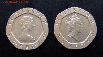 4 - Великобритания (набор 20 пенсов) (2 шт.) А