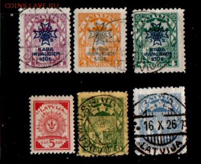 ЛАТВИЯ, 1920-е, 6 марок, до 17.05 @ 22:00 - banknote_2055