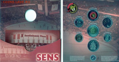 Канада. 2008г. Набор монет Оттава Сенаторз. До 16.05 в 22.00 - $_57.JPG