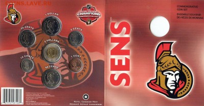 Канада. 2008г. Набор монет Оттава Сенаторз. До 16.05 в 22.00 - $_57.JPG