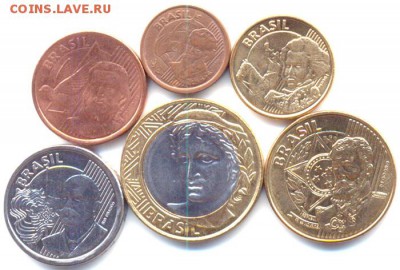 Бразилия_6 отличных монет 2004-2009; до 12.05_22.10мск - 9601