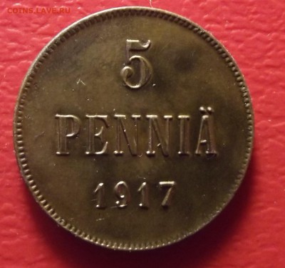 Финляндия 5 пенни 1917 до 17.05.2015 - Изображение 010