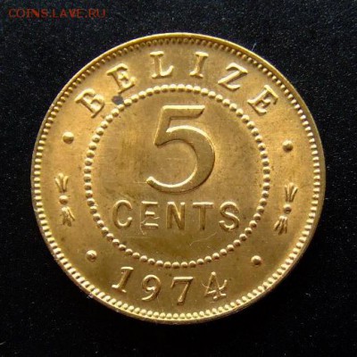 4 - Белиз 5 центов (1974) ник.-лат. (XF) Р