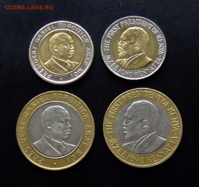 4 - Кения (набор бм 5 и 10 шиллингов) (4 шт.) А