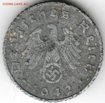 5 пфеннигов 1942 г. А (Zn) Германия до 19.05.15 г. в 22.00 - Scan-150511-0030