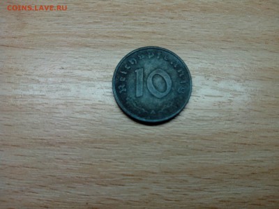 ГЕРМАНИЯ, 10 пфеннигов 1940 А (цинк), до 17.05 @ 22:00 - 2015-05-13 14.29.13